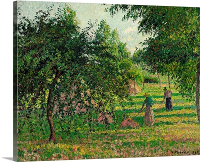 Apple Trees and Hay Makers at Eragny, 1895