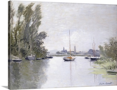 Argenteuil, View Of The Small Arm Of The Seine, 1872