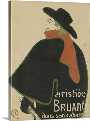 Aristide Bruant, in His Cabaret, 1893