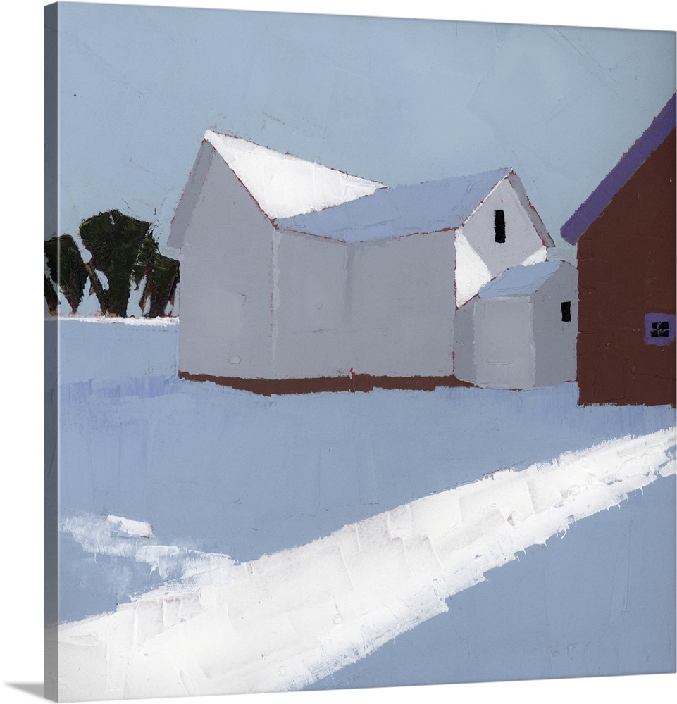 Around the corner, 2025. (Originally acrylic on a wooden panel.)