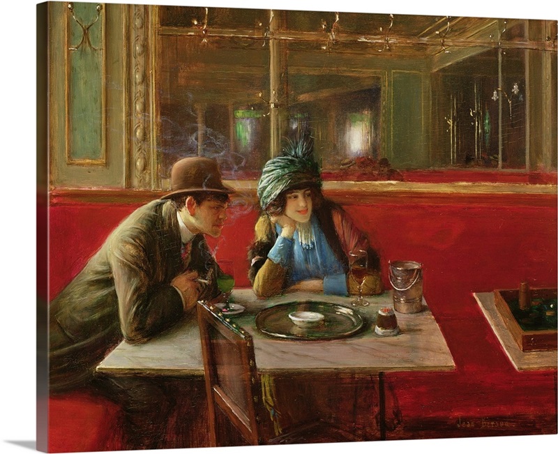 At the Cafe Wall Art, Canvas Prints, Framed Prints, Wall Peels Great