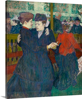 At The Moulin Rouge Two Women Walzing, 1892