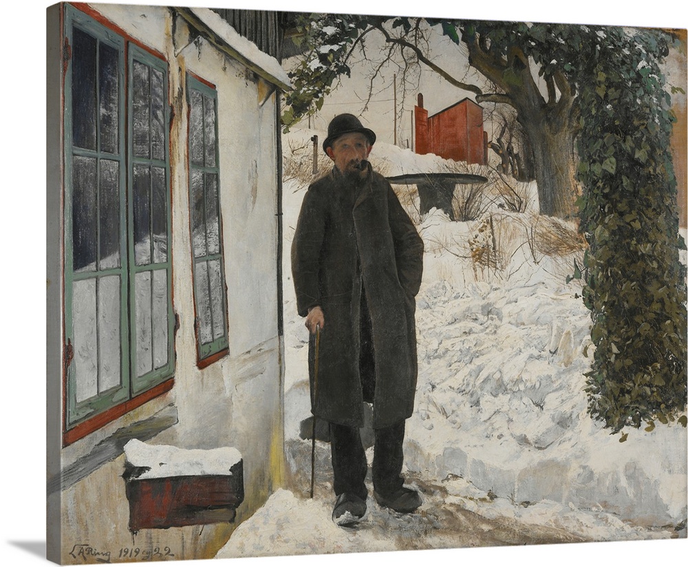 At the Old House, 1919-22 (originally oil on canvas)