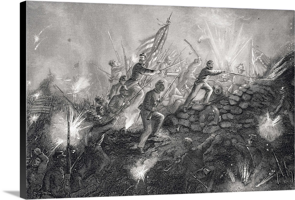 Attack on Fort Wagner, Morris Island, South Carolina, 1863