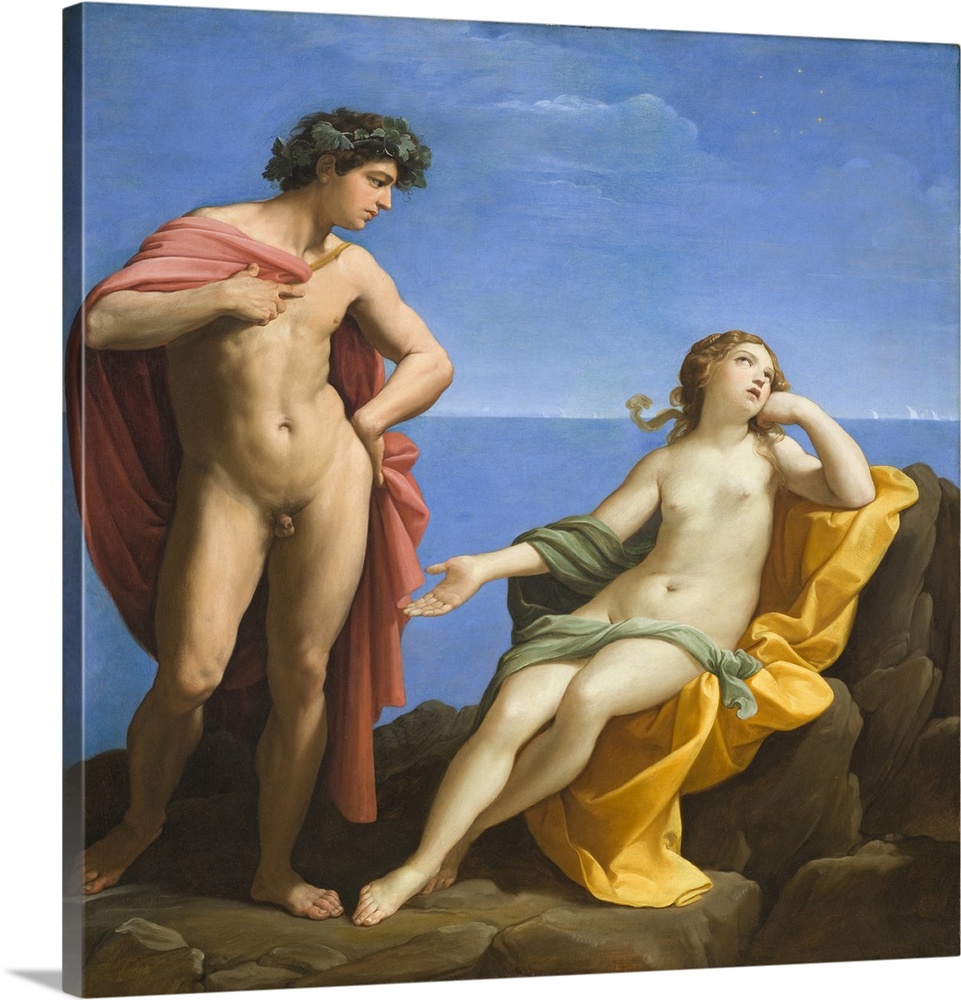 Bacchus and Ariadne, 1619-1620, oil on canvas.  By Guido Reni (1575-1642).