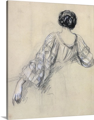 Back of a Young Woman (study for 'La Malaria')