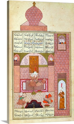 Bahram (420-28) Visits the Princess of Rum, illustration to 'The Seven