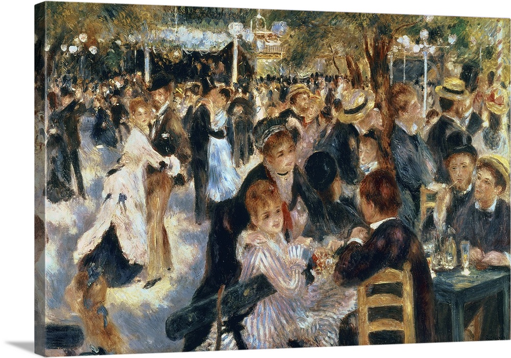 Originally oil on canvas. By Renoir, Pierre Auguste (1841-1919).