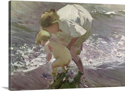 Bathing on the Beach, 1908