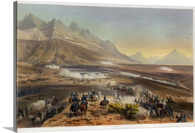 Battle Of Buena Vista, From The War Between The United States And Mexico, Pub 1851