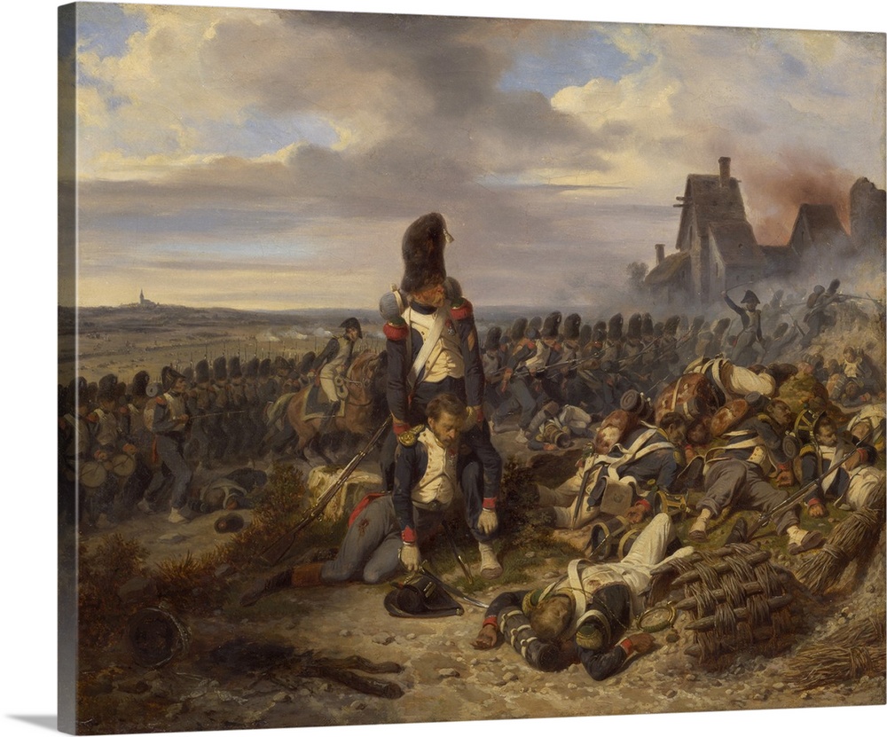 Battle Scene, c.1825, oil on canvas.