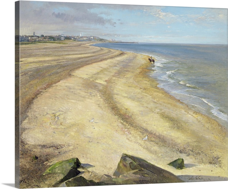 Beach Curve Towards Southwold Wall Art, Canvas Prints, Framed Prints ...