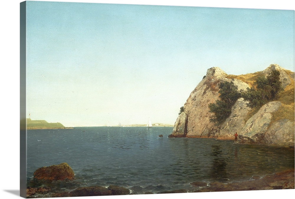 Beacon Rock, Newport Harbour, 1857