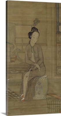 Beauty About to Bathe, Qing dynasty