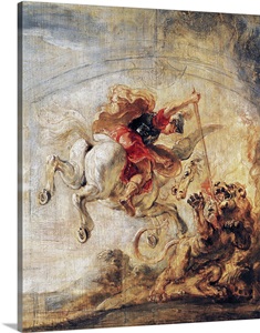 Bellerophon Riding Pegasus Fighting the Chimaera, 1635 image thumbnail