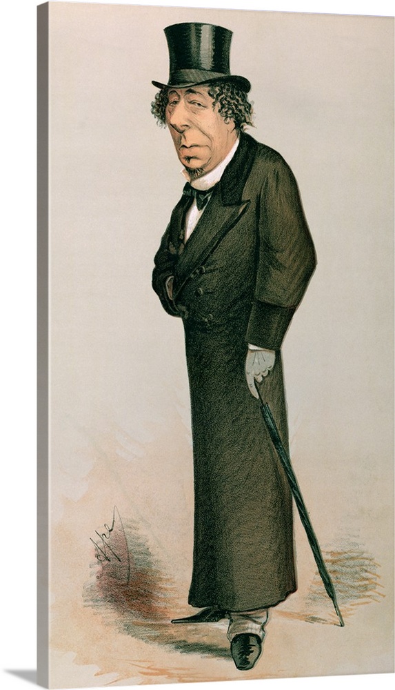 Benjamin Disraeli, (1804-81) from Vanity Fair, Jan 30, 1869