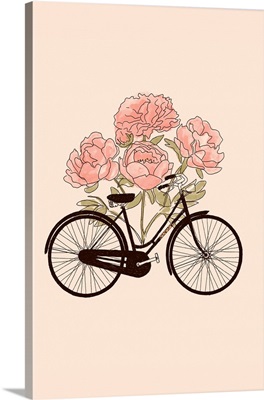Bicycle And Flower: Paris, 2022