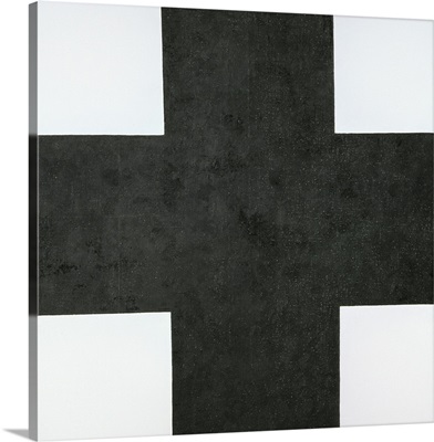 Black Cross, c.1923 printed as a Stretched Canvas Print