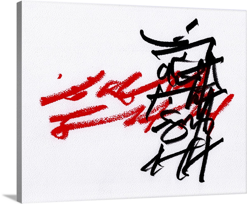 Originally crayons on paper.