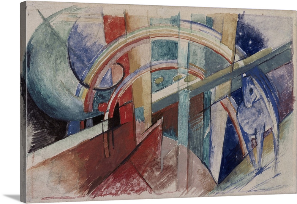 Blue Horse And Rainbow, 1913