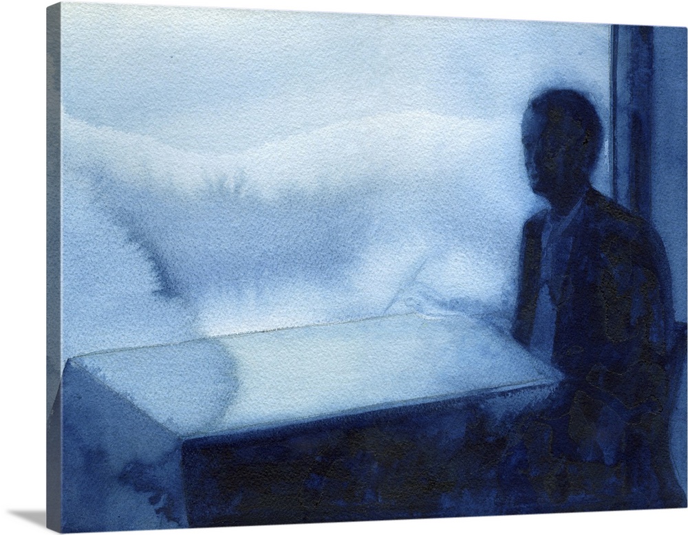 Blue Table by Dean, Graham (b.1951).