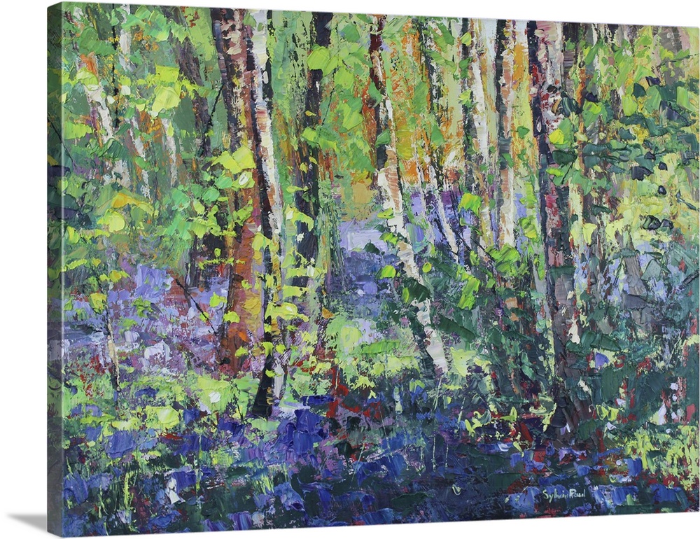 Bluebells And Dancing Leaves