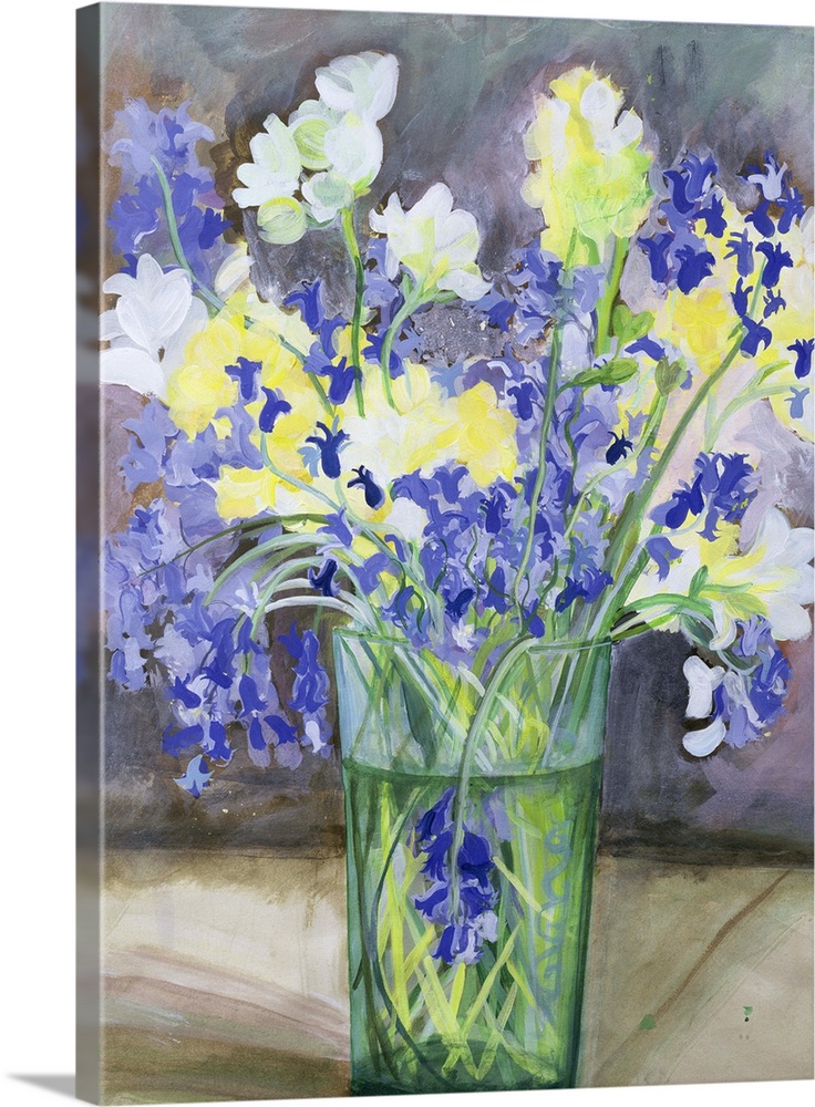 Bluebells and Yellow Flowers, 1994