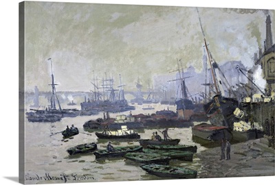Boats In The Pool Of London, 1871