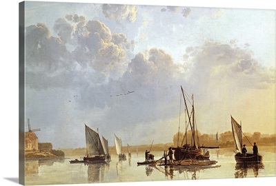 Boats on a River, c. 1658