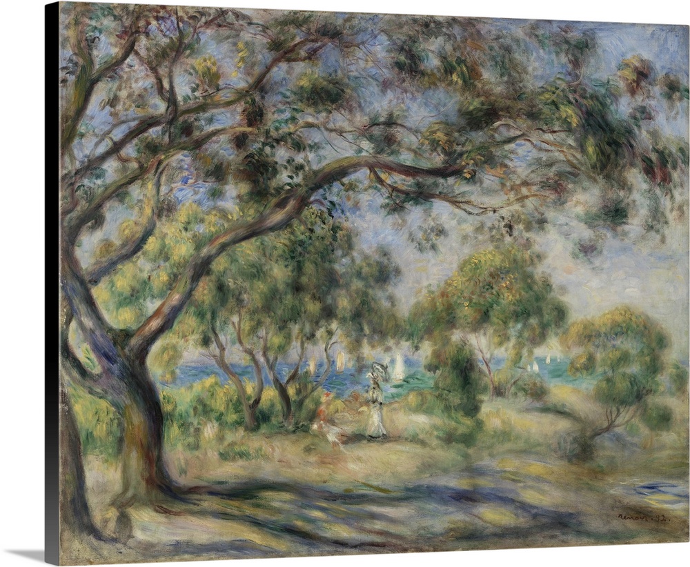 Bois De La Chaise (Noirmoutier) 1892 (Originally oil on canvas)
