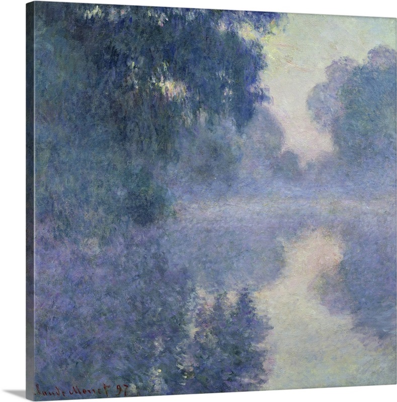 Branch Of The Seine Near Giverny, 1897 Wall Art, Canvas Prints, Framed ...