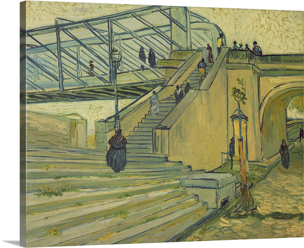 Bridge of Trinquetaille, 1888, oil on canvas.  By Vincent van Gogh (1853-90).