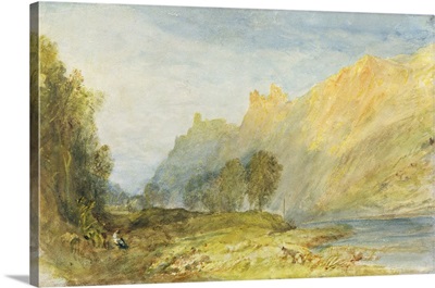 Bruderburgen on the Rhine, 1817