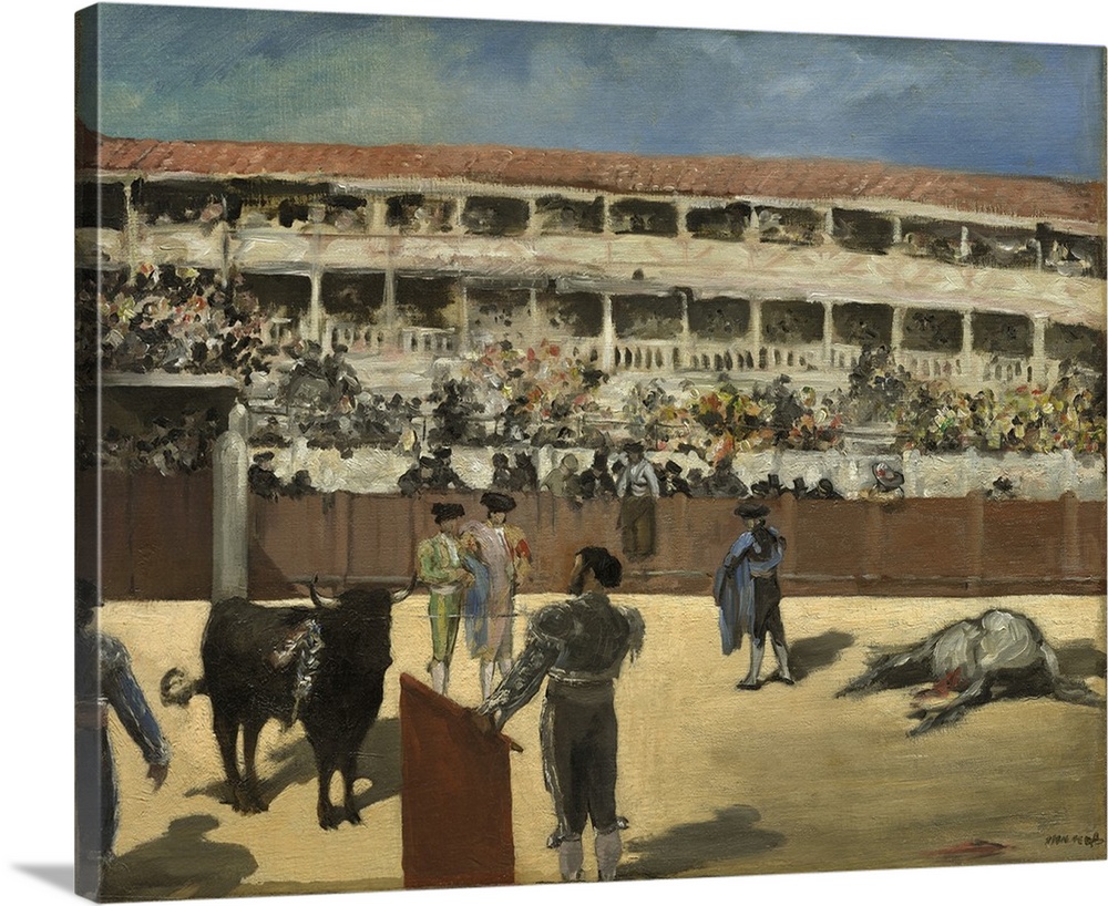Bullfight, 1865-66, oil on canvas.