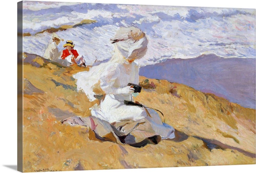 Capturing the Moment, 1906, oil on canvas.  By Joaquin Sorolla y Bastida (1863-1923).