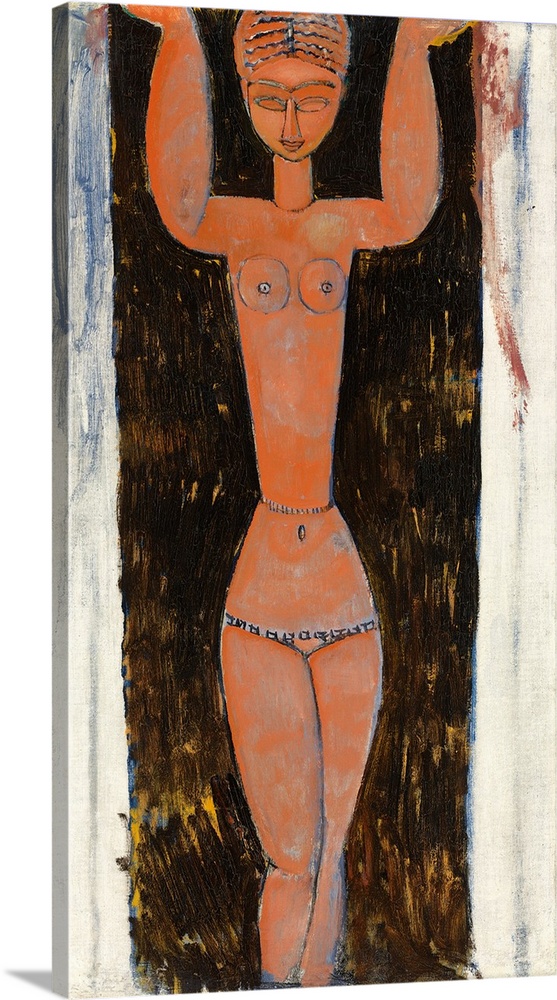 Cariatide, 1913 (originally oil on canvas) by Modigliani, Amedeo (1884-1920)