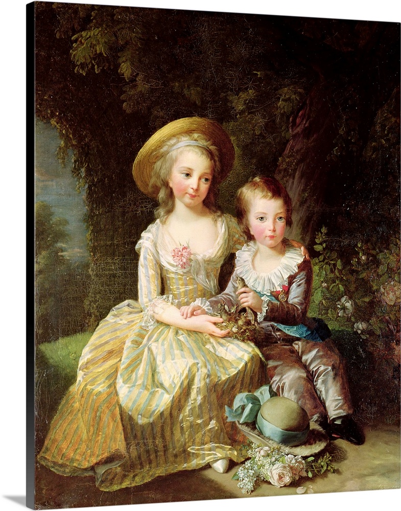 Child portraits of Marie-Therese-Charlotte of France (1778-1851)