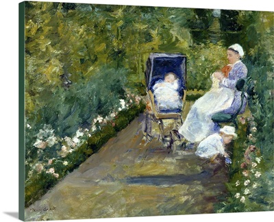 Children In A Garden (The Nurse), 1878
