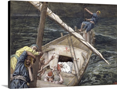 Christ Asleep During the Storm, illustration for The Life of Christ, c.1886-94