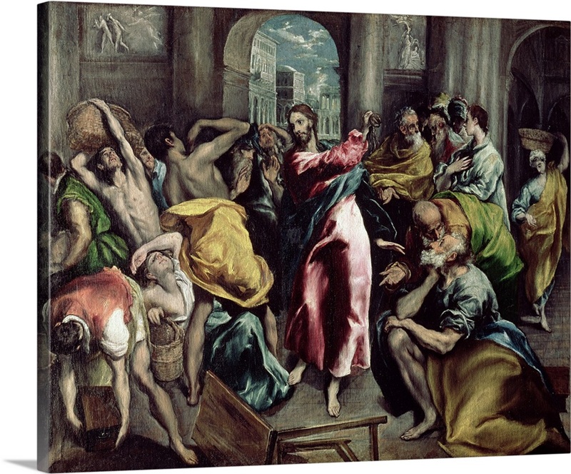 Christ Driving the Traders from the Temple, c.1600 | Great Big Canvas