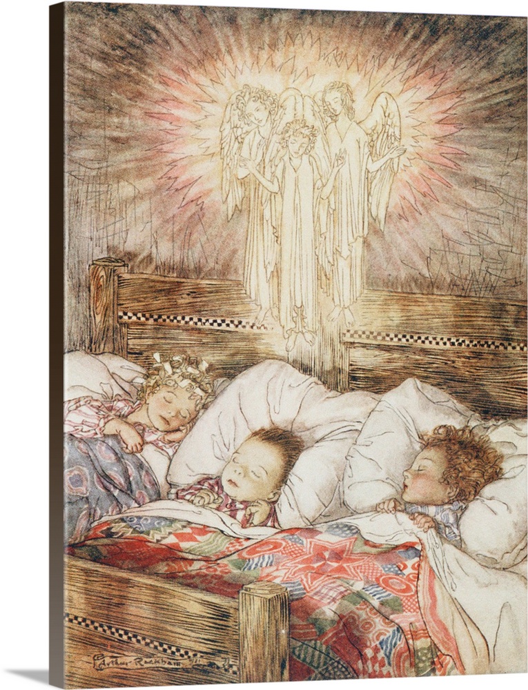 BAL11659 Christmas illustrations, from 'The Night Before Christmas' by Clement Clarke Moore, 1931 (litho)  by Rackham, Art...