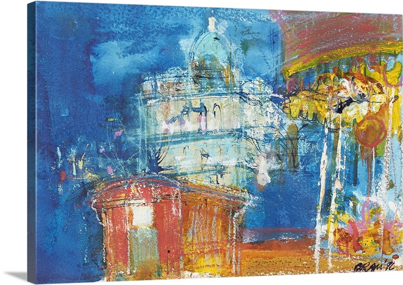 Outdoor christmas merry go round