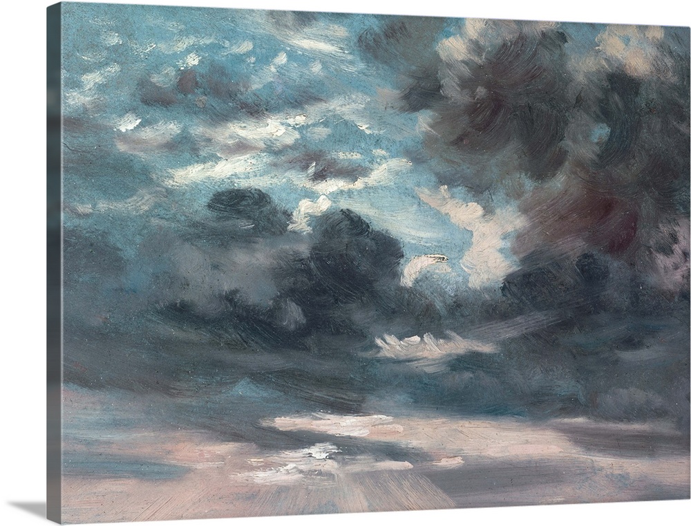 AGN95345 Credit: Cloud Study (oil on canvas) by John Constable (1776-1837)Private Collection/ Photo A Agnew's, London, UK/...
