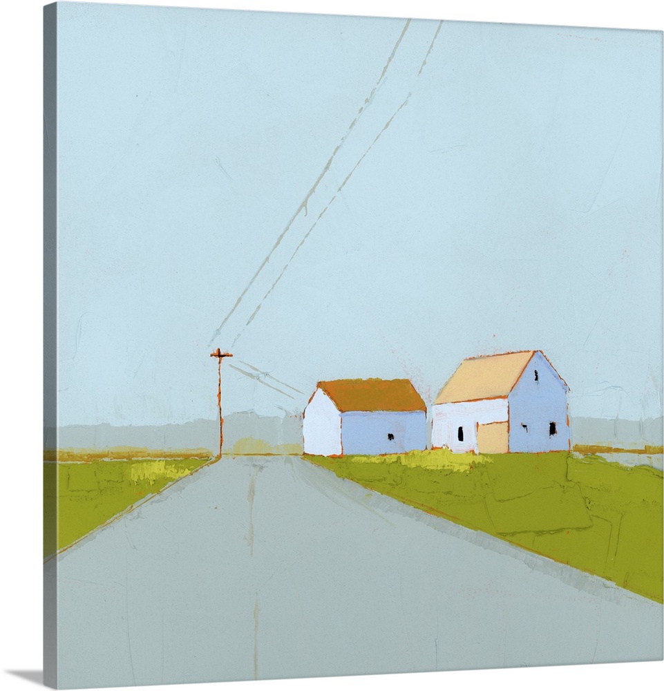 Cloudy day, 2025. (Originally acrylic on a wooden panel.)