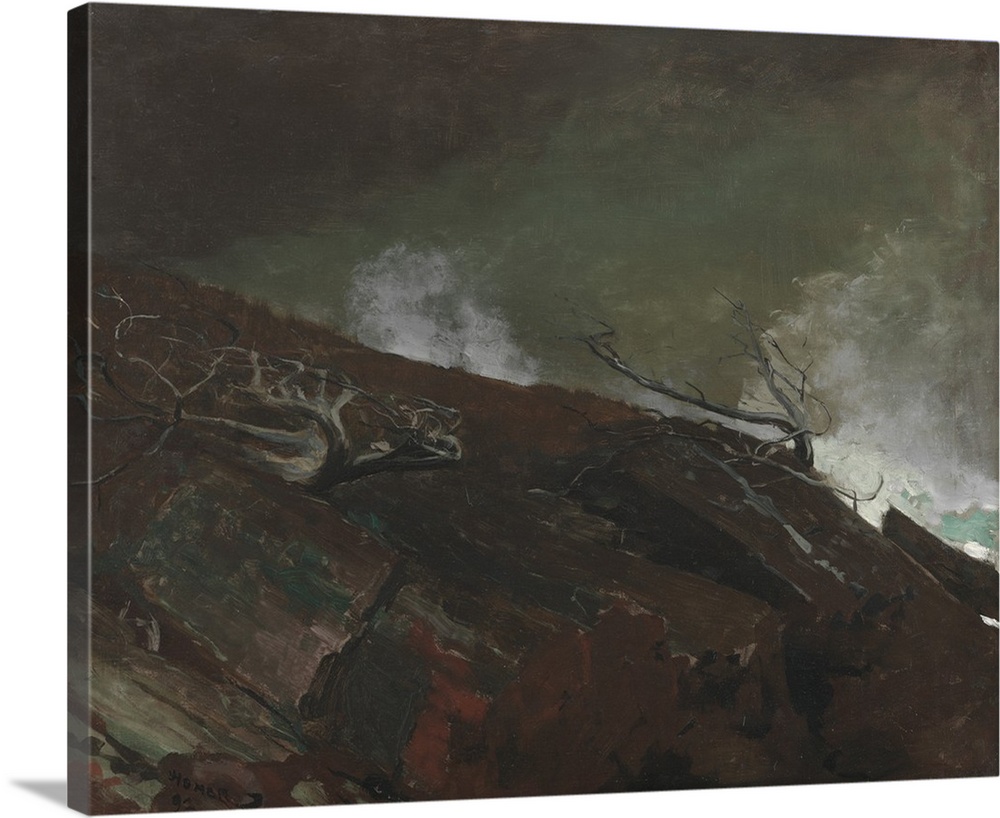 Coast of Maine, 1893, oil on canvas.