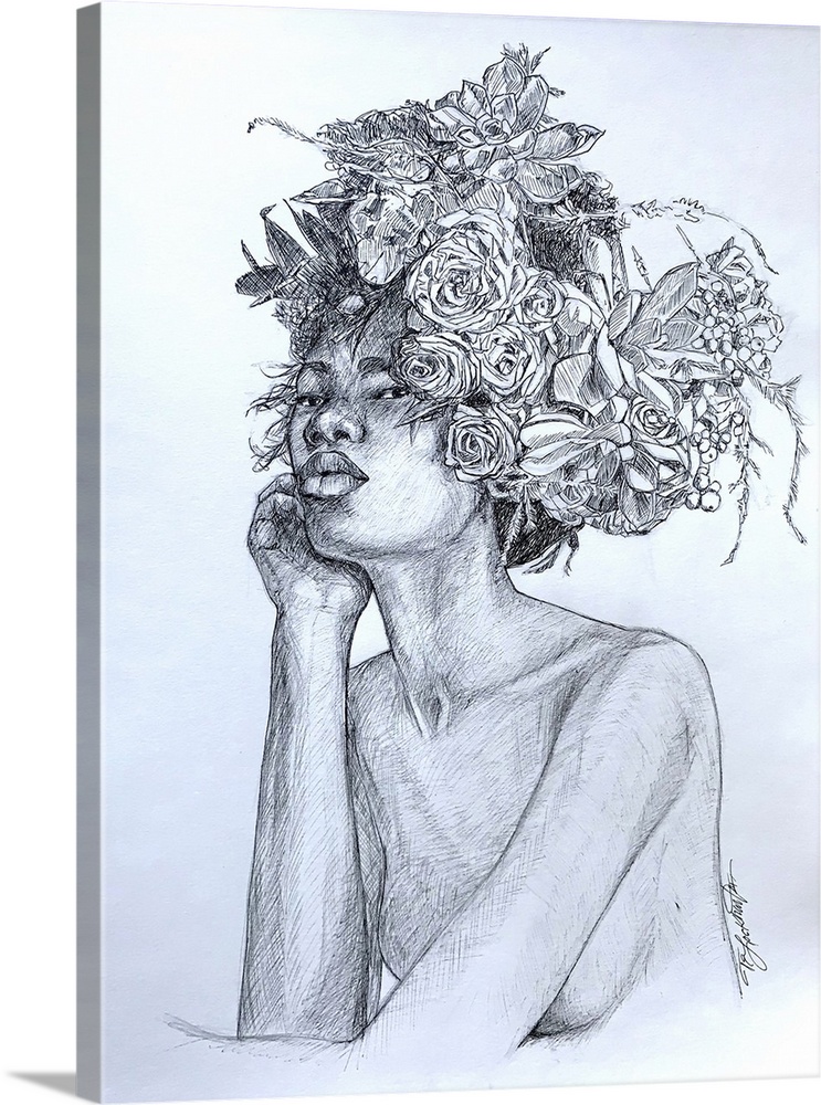 Color in black and white, 2020. (Originally pen and ink on paper.)