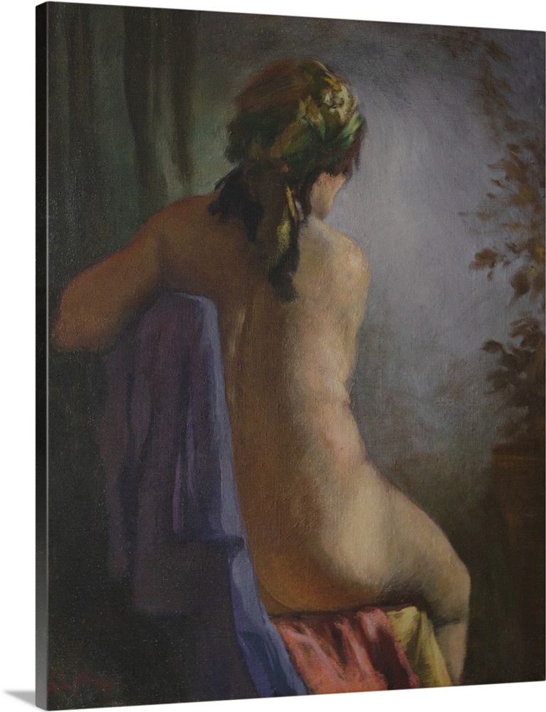 Conversation, 1991. (Originally oil on canvas.)