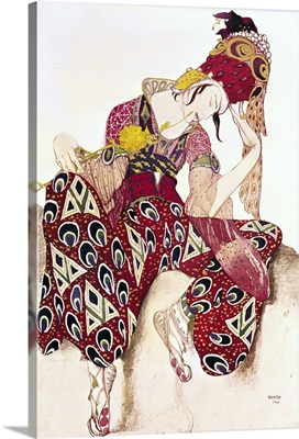Costume design for Nijinsky in the ballet La Peri by Paul Dukas