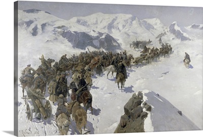 Count Argutinsky crossing the Caucasian Range, 1892