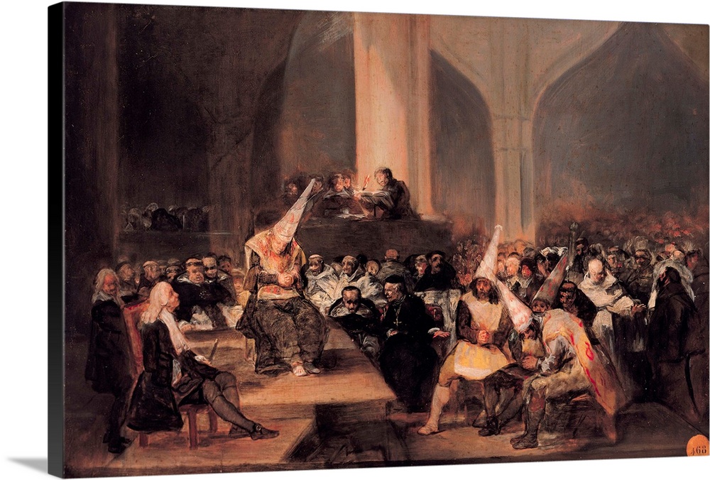 XIR52907 Court of the Inquisition (oil on canvas); by Goya y Lucientes, Francisco Jose de (1746-1828); Real Academia de Be...